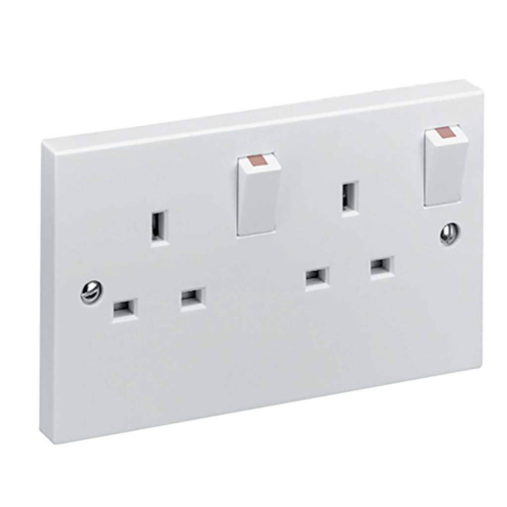 Pik-a-Pak 13A 2 Gang Switched Socket - Image 3