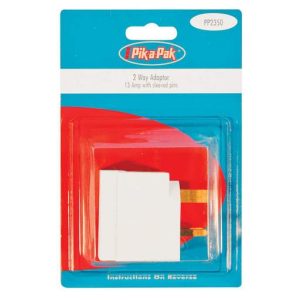 Pik-a-Pak 13A 2 Way Multi Adaptor Unfused