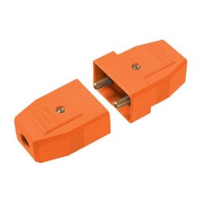 Pik-a-Pak 2 Pin Anti Smash Lead Connector Orange