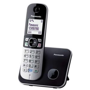 Panasonic Single Dect Cordless Telephone Eco Mode Black and Silver
