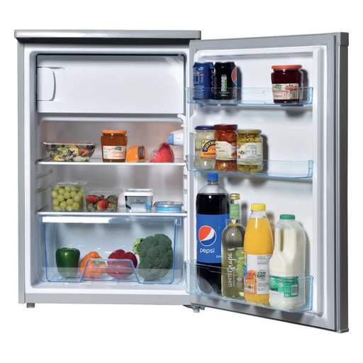 Statesman 55Cm Under Counter Fridge With 4* Ice Box Silver