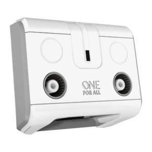 One For All 2 Way TV Signal Booster / Splitter with 4G Filter