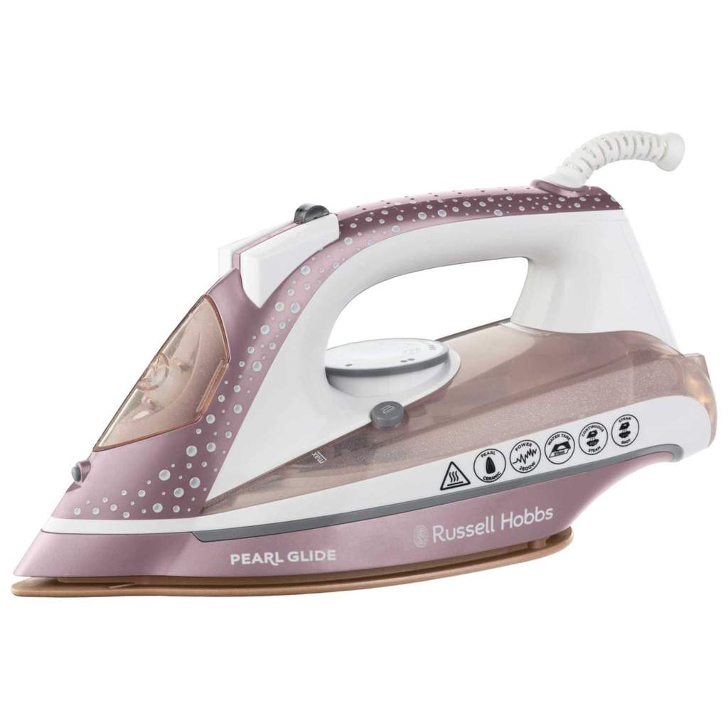 Russell Hobbs 2600W Pearl Infused Ceramic Soleplate Iron - Image 2