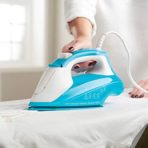 Russell Hobbs 2400W Light & Easy Brights Iron Aqua - Image 3