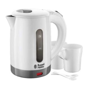 Russell Hobbs 0.85L Travel/Compact Kettle with 2 Mugs