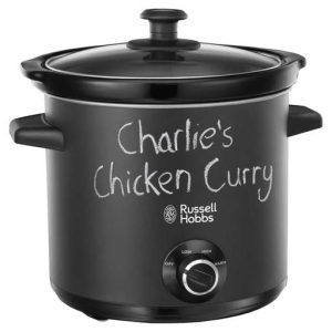 Russell Hobbs 3.5L Chalk Board Slow Cooker Black