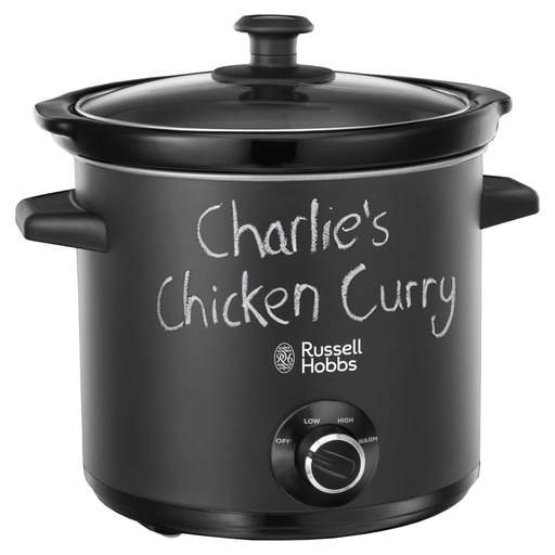 Russell Hobbs 3.5L Chalk Board Slow Cooker Black