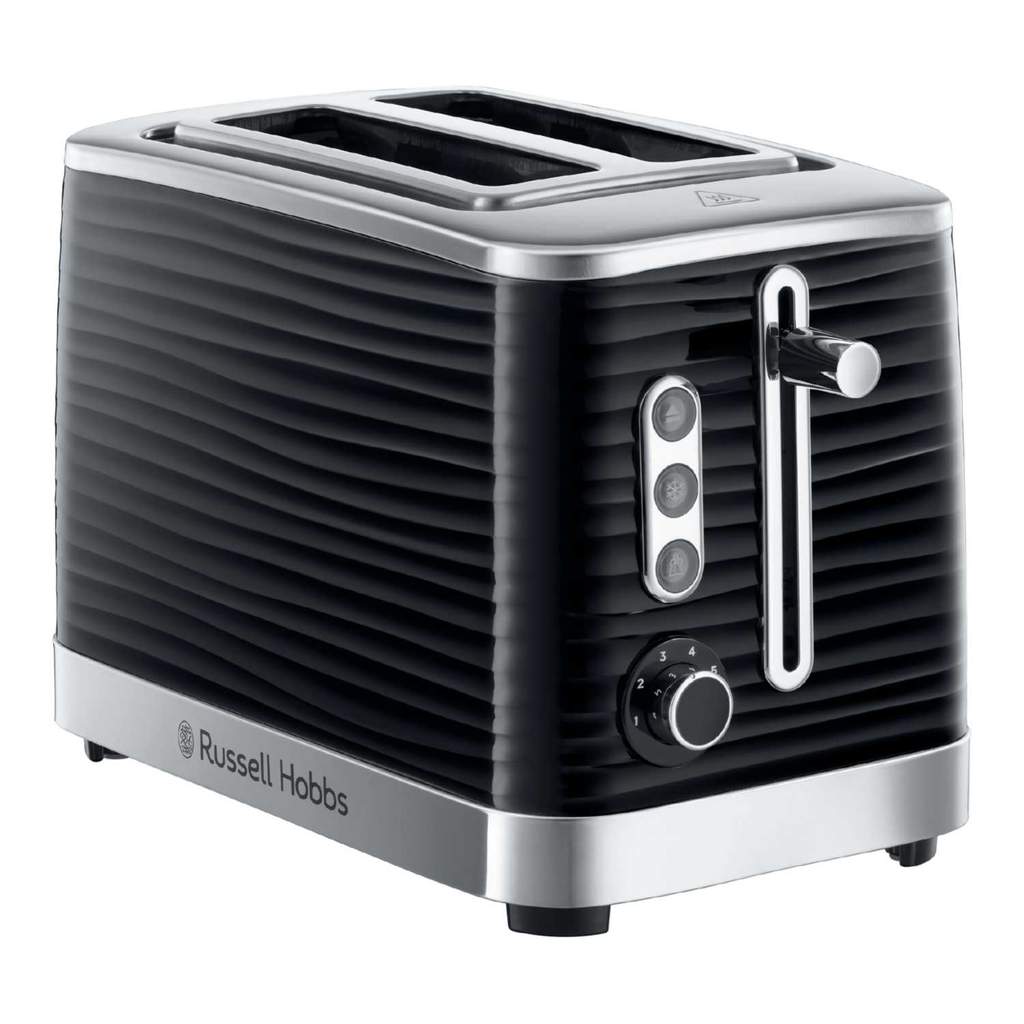 Russell Hobbs Inspire 2 Slice Toaster Black - Image 2