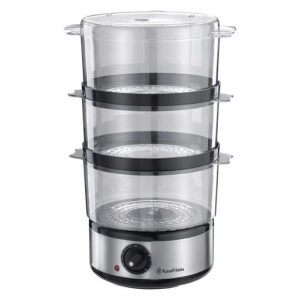 Russell Hobbs 3 Tier Food Steamer Brushed Stainless Steel