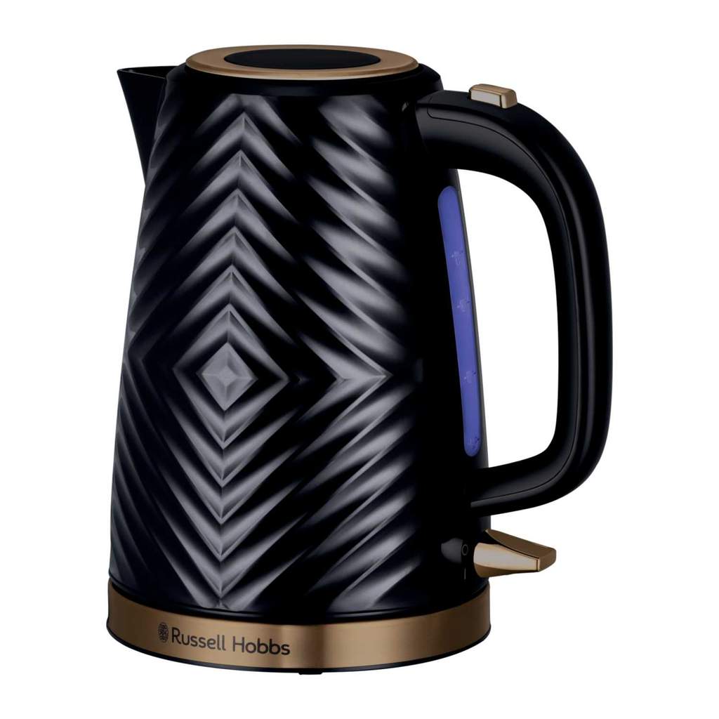 Russell Hobbs Groove Kettle Black - Image 3
