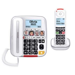 Swissvoice Xtra 3355 Combo Dect Corded & Portable Big Button Amplified Telephone