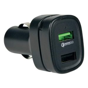 Mercury Quick Charge 3.0 2 Port USB Car Charger