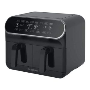 Statesman 8 Litre Dual Zone Digital Air Fryer Black