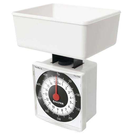Salter Compact Diet Weighing Kitchen Scale White