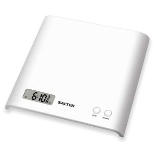 Salter Electronic Platform Kitchen Scale White