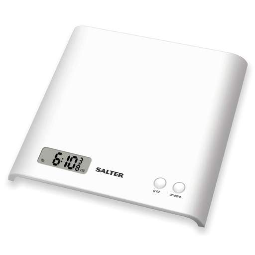 Salter Electronic Platform Kitchen Scale White