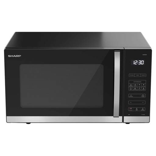 Sharp 30L 900W Solo Digital Flatbed Microwave Black - Image 2