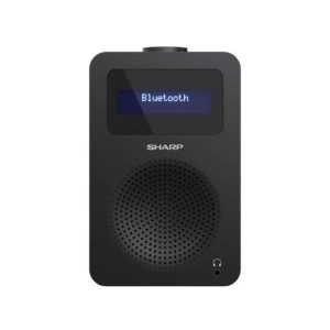 Sharp Tokyo Mono DAB+ Radio Midnight Black