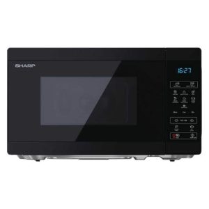 Sharp 20L 800W Solo Electronic Control Microwave - Black