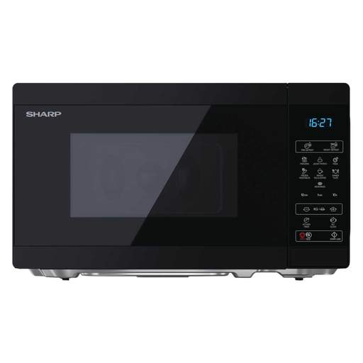 Sharp 20L 800W Solo Electronic Control Microwave - Black