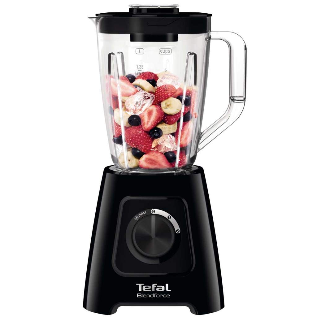 Tefal 600W Blendforce II 1.25L Blender Black - Image 2