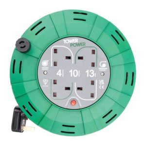 Tower 13A 10M 4 Gang Cassette Extension Reel