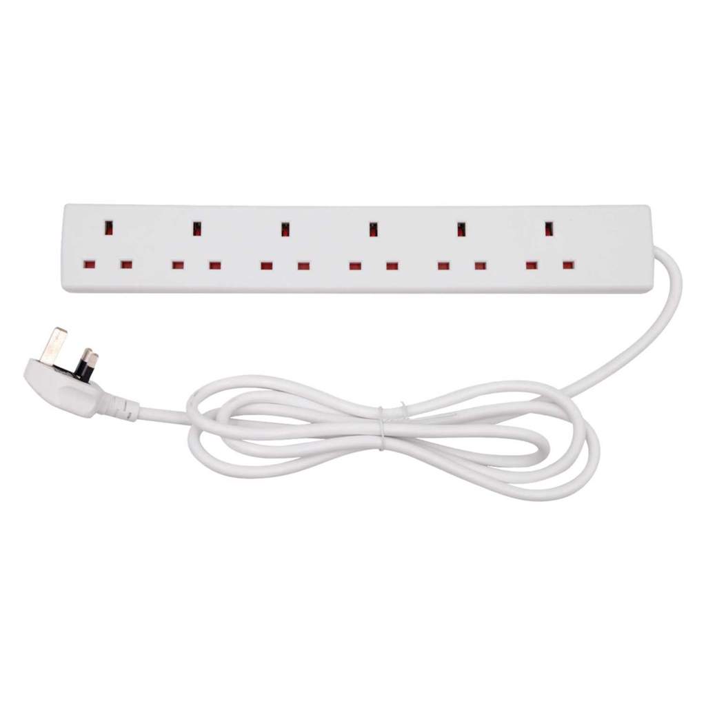 Tower 13A 2M 6 Gang Extension Lead - Image 3
