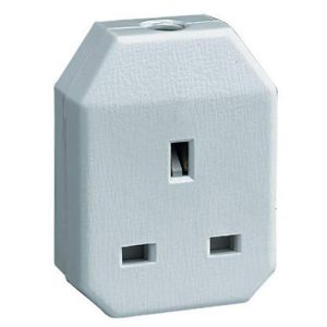 Pik-a-Pak 13A 1 Gang Extension Socket White