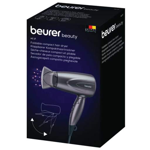Beurer Travel Hair Dryer with Folding Handle - Image 3