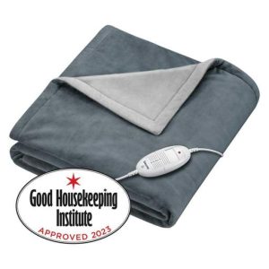 Beurer Cosy Heated Throw 180x130cm Classic Grey