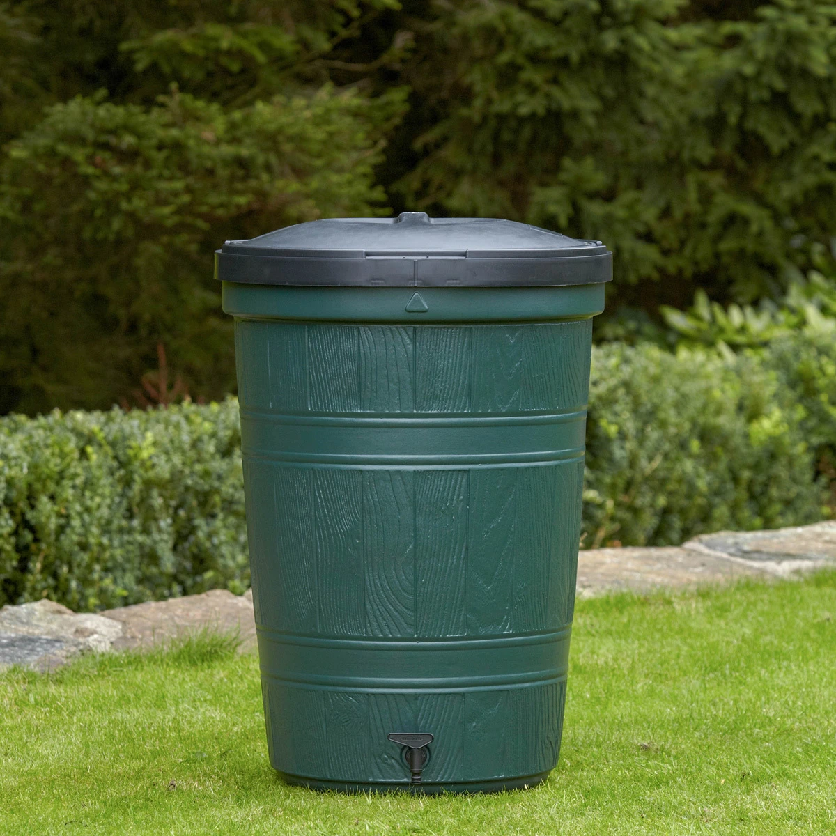 Water Butt With Lid and Tap 200 Litre Plastic - Image 3