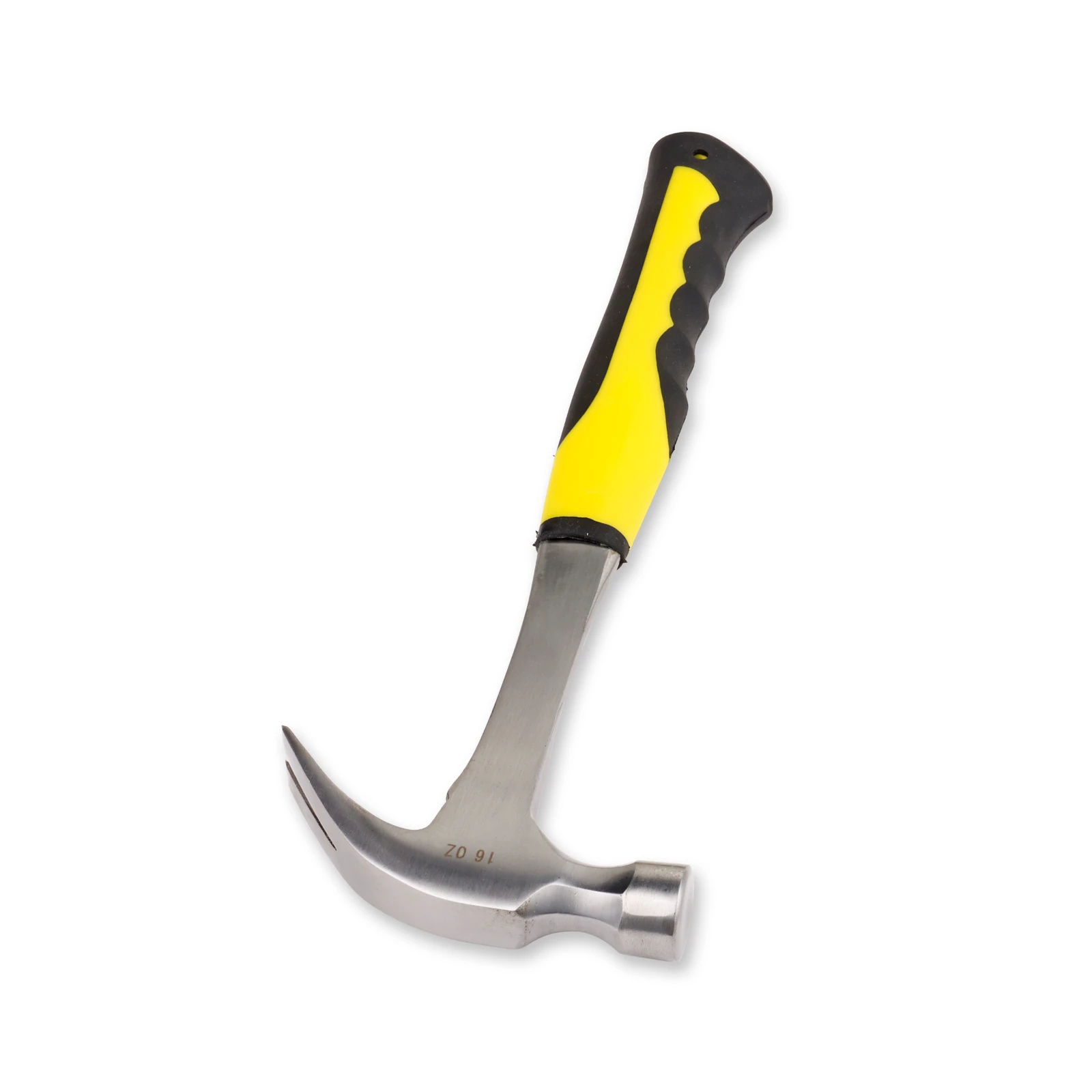 455g All Steel Claw Hammer with Rubber Grip Handle - Image 3