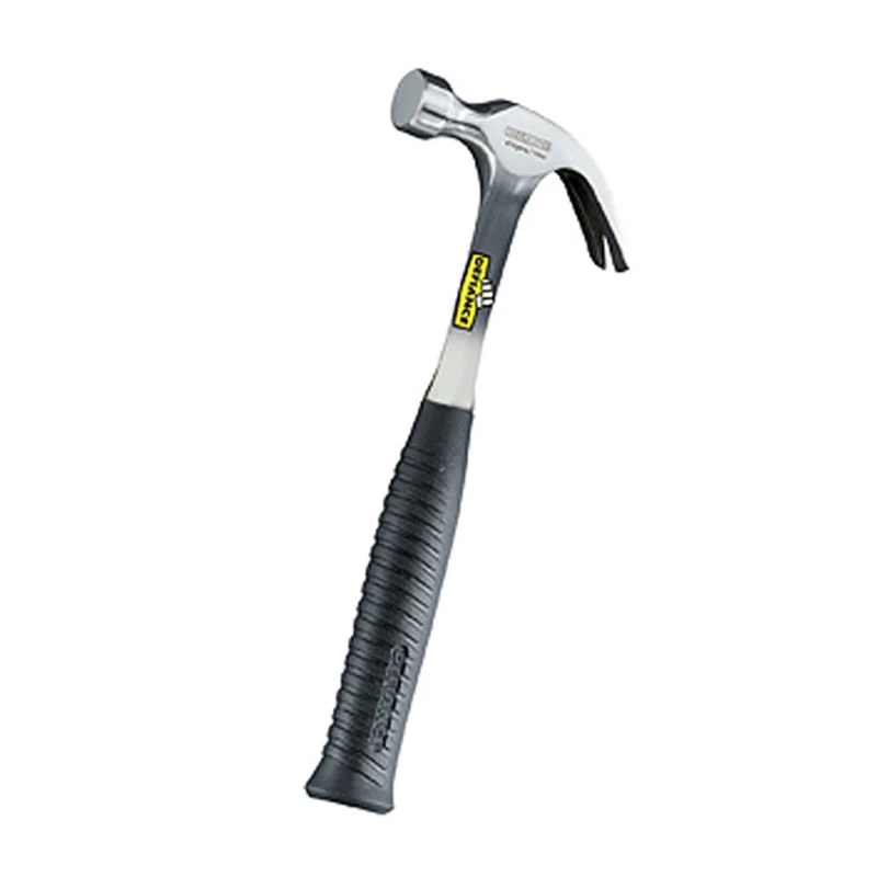 567g All Steel Claw Hammer with Rubber Grip Handle - Image 3