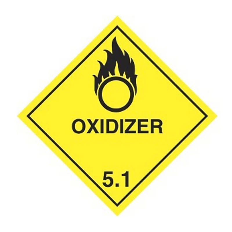 100x100mm Flammable Gas 2 Sign - Image 3