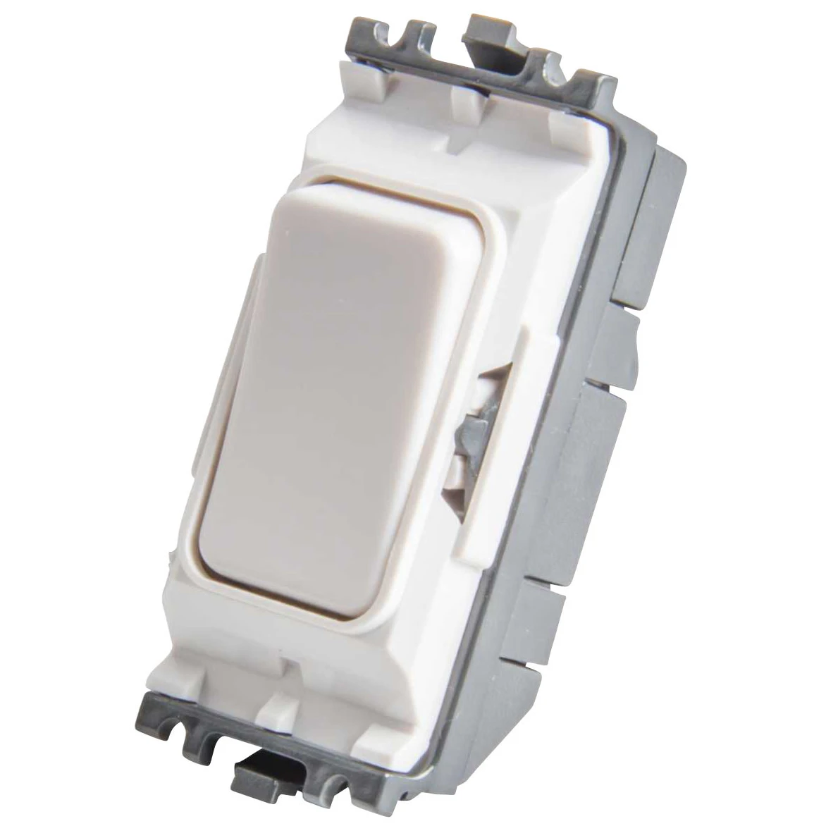 Grid Switch 2 Way Single Pole Retractive 10A White - Image 3