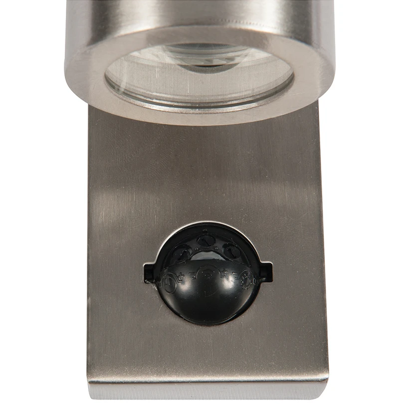 KSR KSR1341 Tulua III 35W GU10 PIR Stainless Steel Up and Down Double Wall Light - Image 3