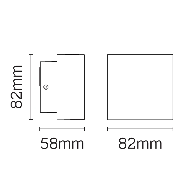 JCC JC17010WH Up Down LED Outdoor Wall Light Box 5W IP54 White - Image 3