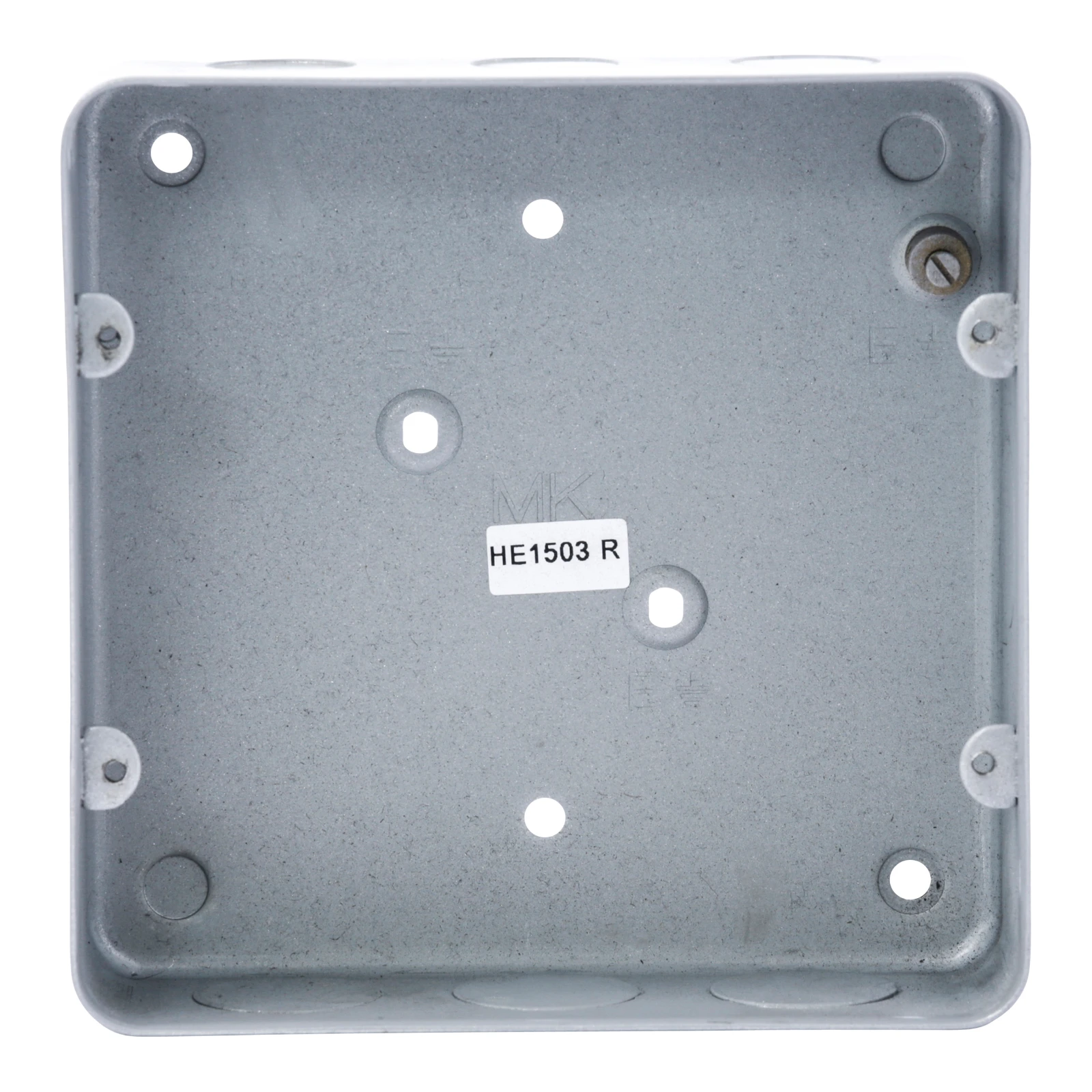Grid Plus 6/8-Gang Grid Flush Mount Back Box with Knockouts 146mm x 146mm - Image 3