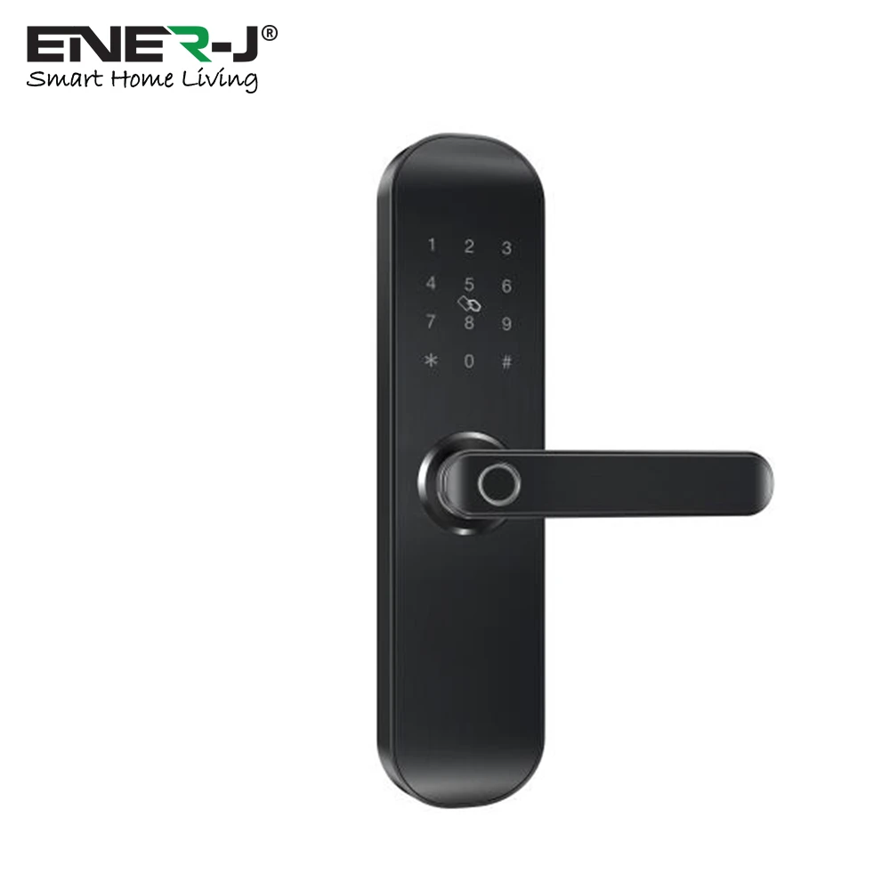 Smart WIFI Intelligent Door Lock - Right Handle Black - Image 3