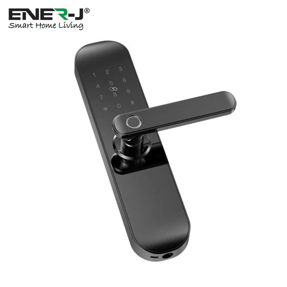 Smart WIFI Intelligent Door Lock - Right Handle Black - Image 4