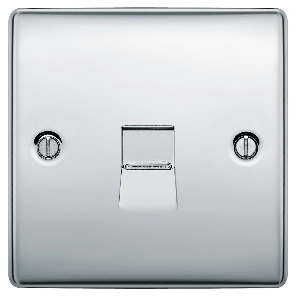 BG Nexus NPCBTM1 Telephone Master Socket Polished Chrome 1 Gang - Image 4