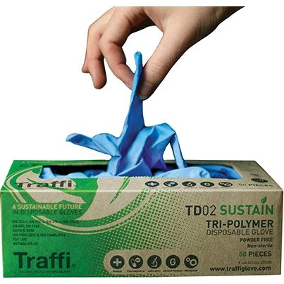 Extra Large Sustain Tri Polymer Disposable Glove - Image 3