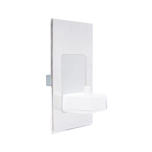 ProofVision PV10-BS-F Brushed Chrome Cover Plate For PV10-P Toothbrush Charger - Image 4