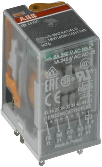 CR-M230AC2L Pluggable interface relay 2c/o - A1-A2=230VAC - 250V/12A - LED - Image 4