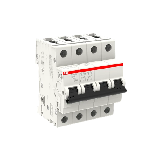 ABB S204M-B40 Miniature Circuit Breaker - 4P - B - 40 A - Image 4