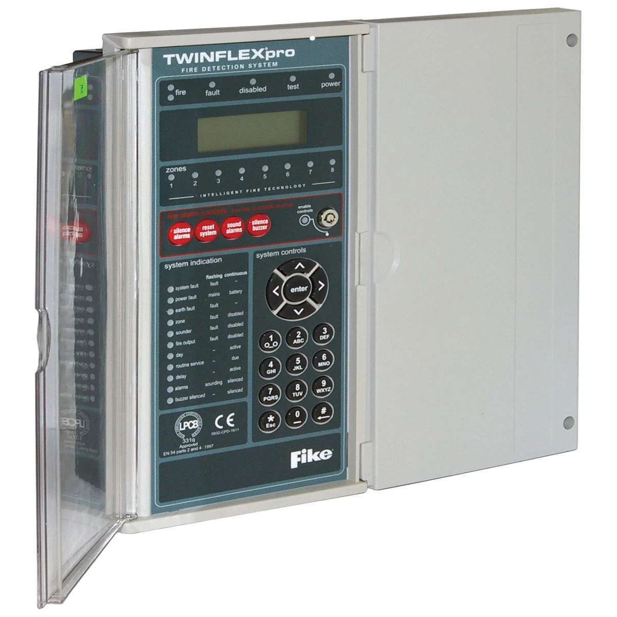 Fike 505-0008 TwinflexPro - Two Wire 8 Zone Fire Detection Panel & PSU - Image 3