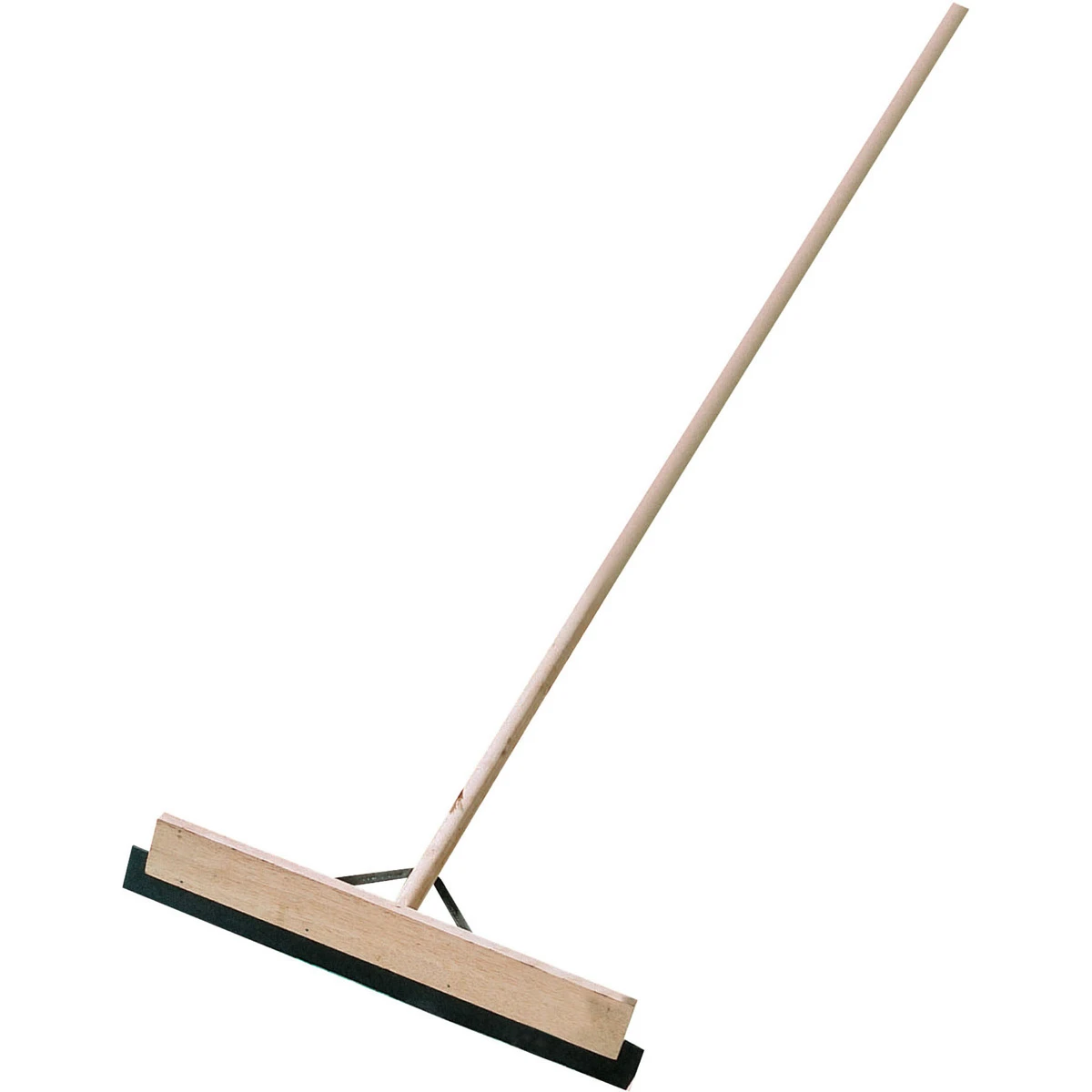 600mm Wooden Squeegee Rubber Blade Stayed Handle - Image 3
