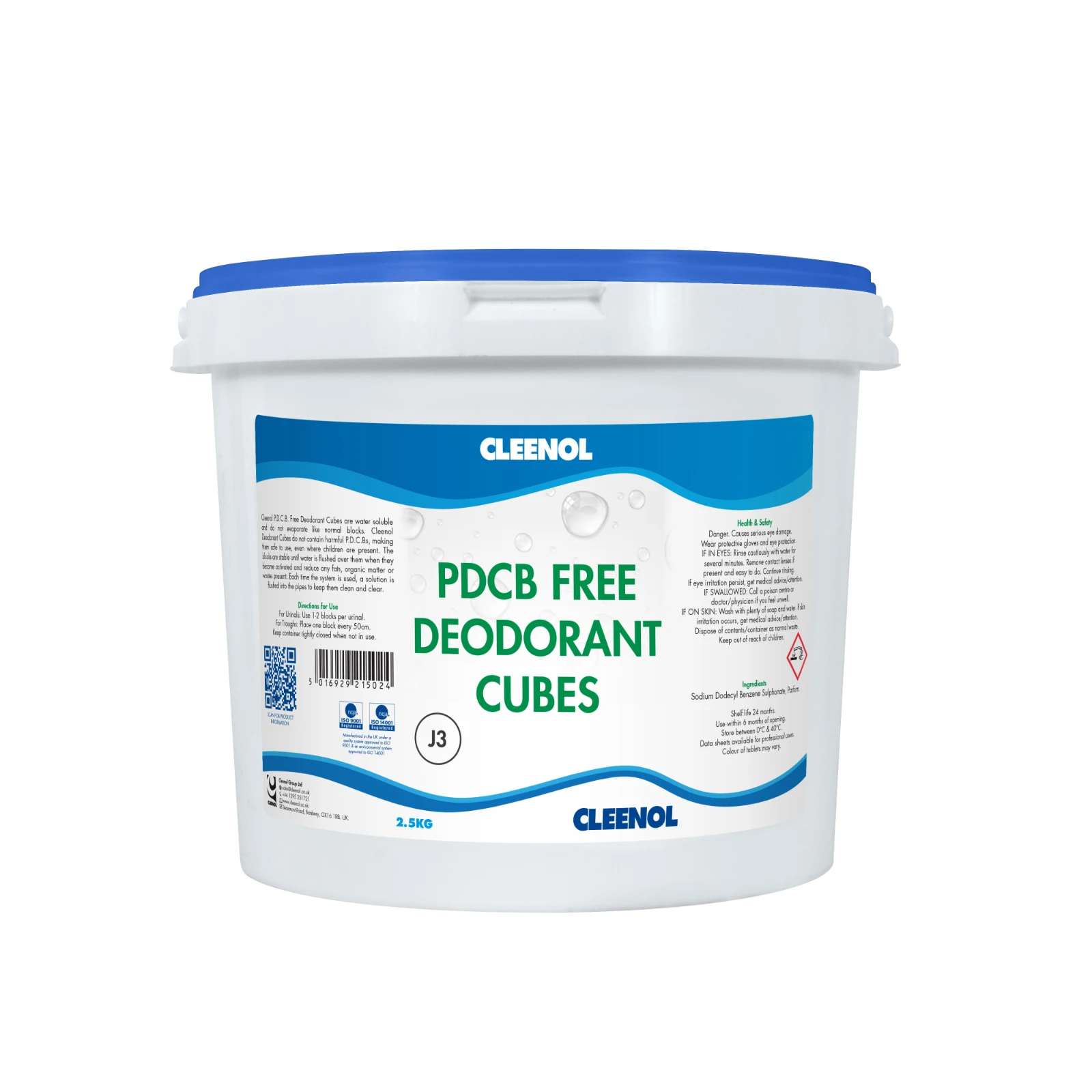 Cleenol PDCB Free J3 Tub 36 Blocks Channel Blocks - Image 3