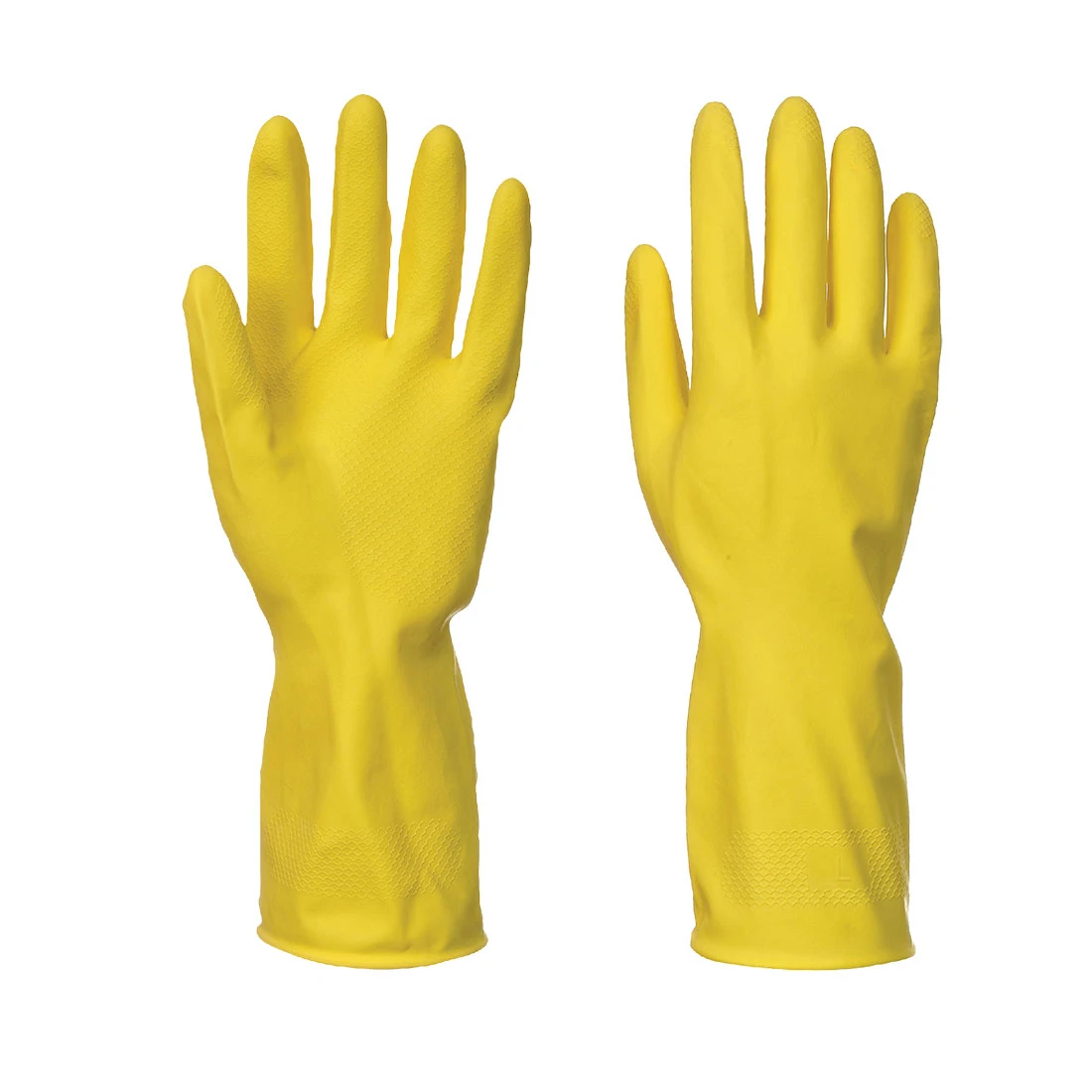 Portwest A800 Medium Yellow Household Latex Gloves (240 Pairs) - Image 3