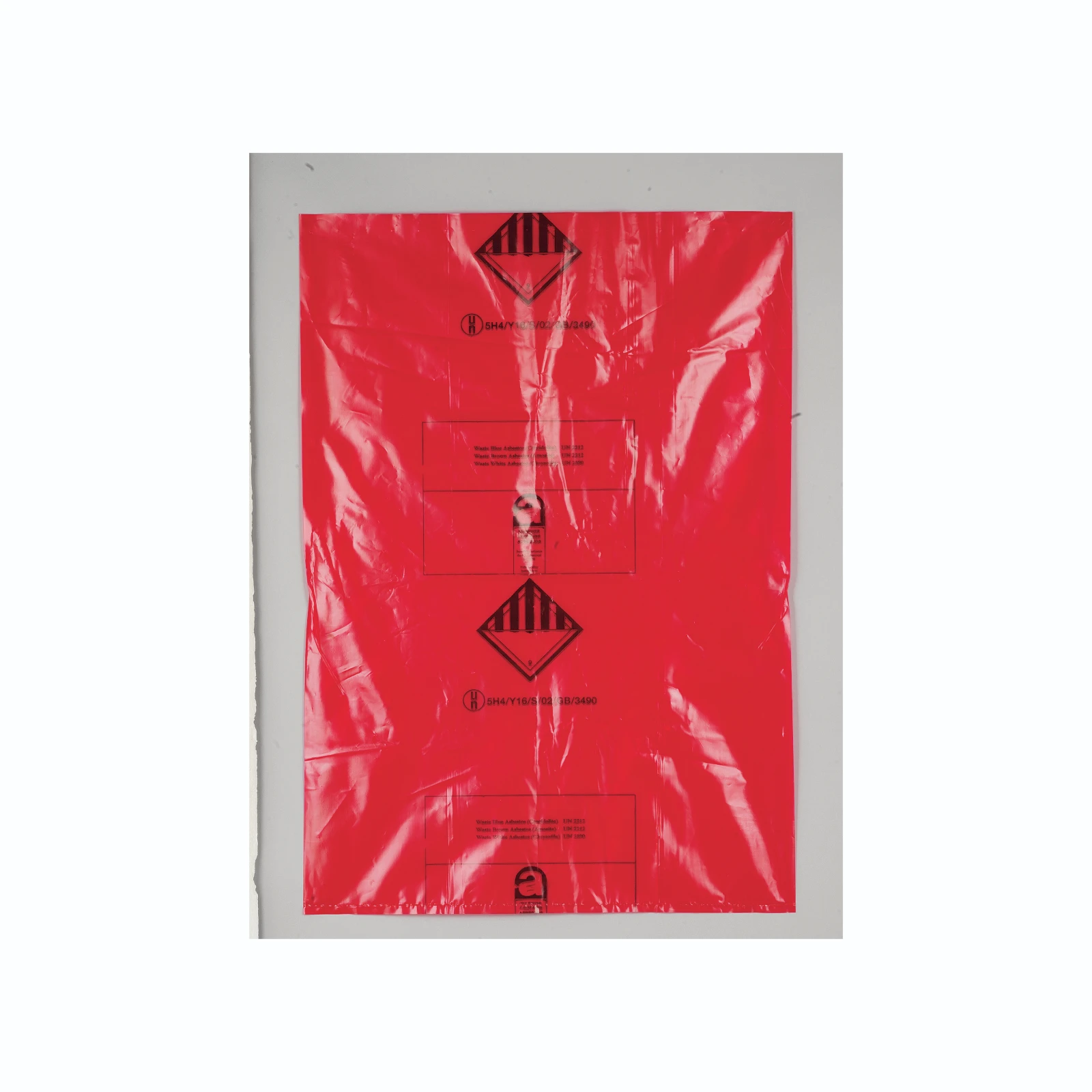 Asbestos Disposal Inner Sack 600 x 900mm Red - Image 3